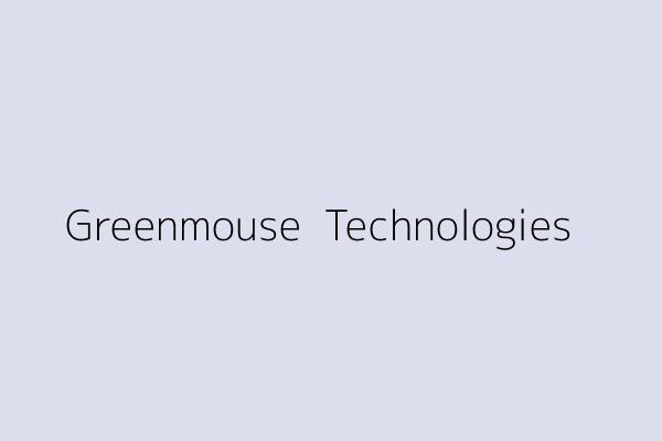 Greenmouse  Technologies